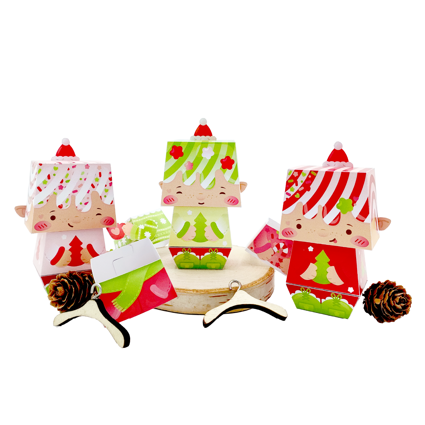 Aolmès Noël 2023 Elfe Ansel rose 3