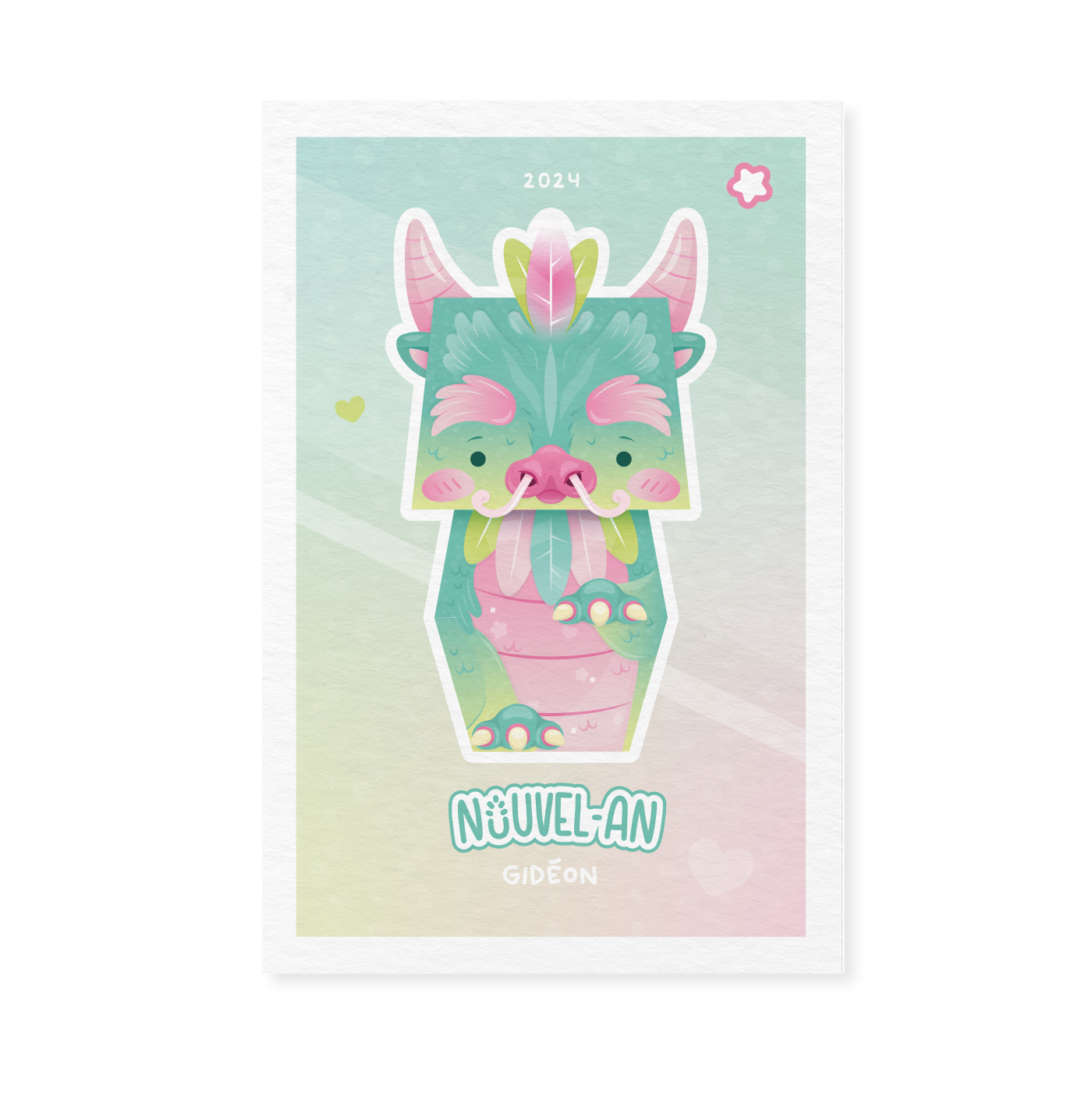 Print Nouvel an 2024 Dragon Gideon 2