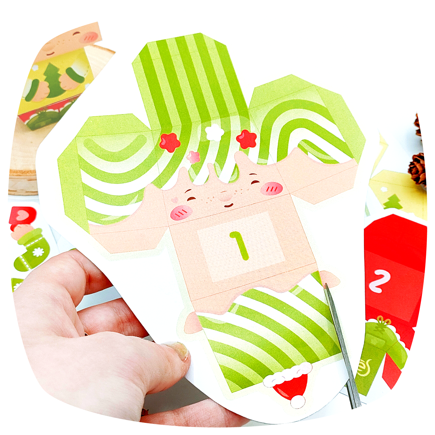 Aolmès Noël 2023 Elfe Ansel vert 4