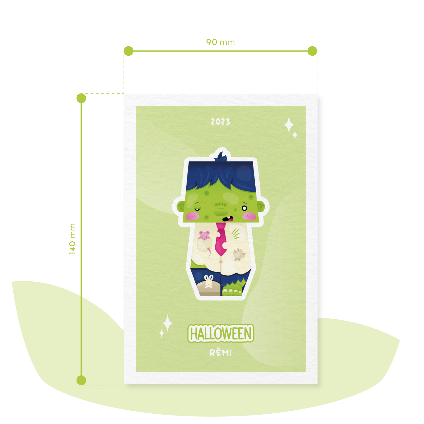 Print Halloween 2023 Zombie Rémi 3