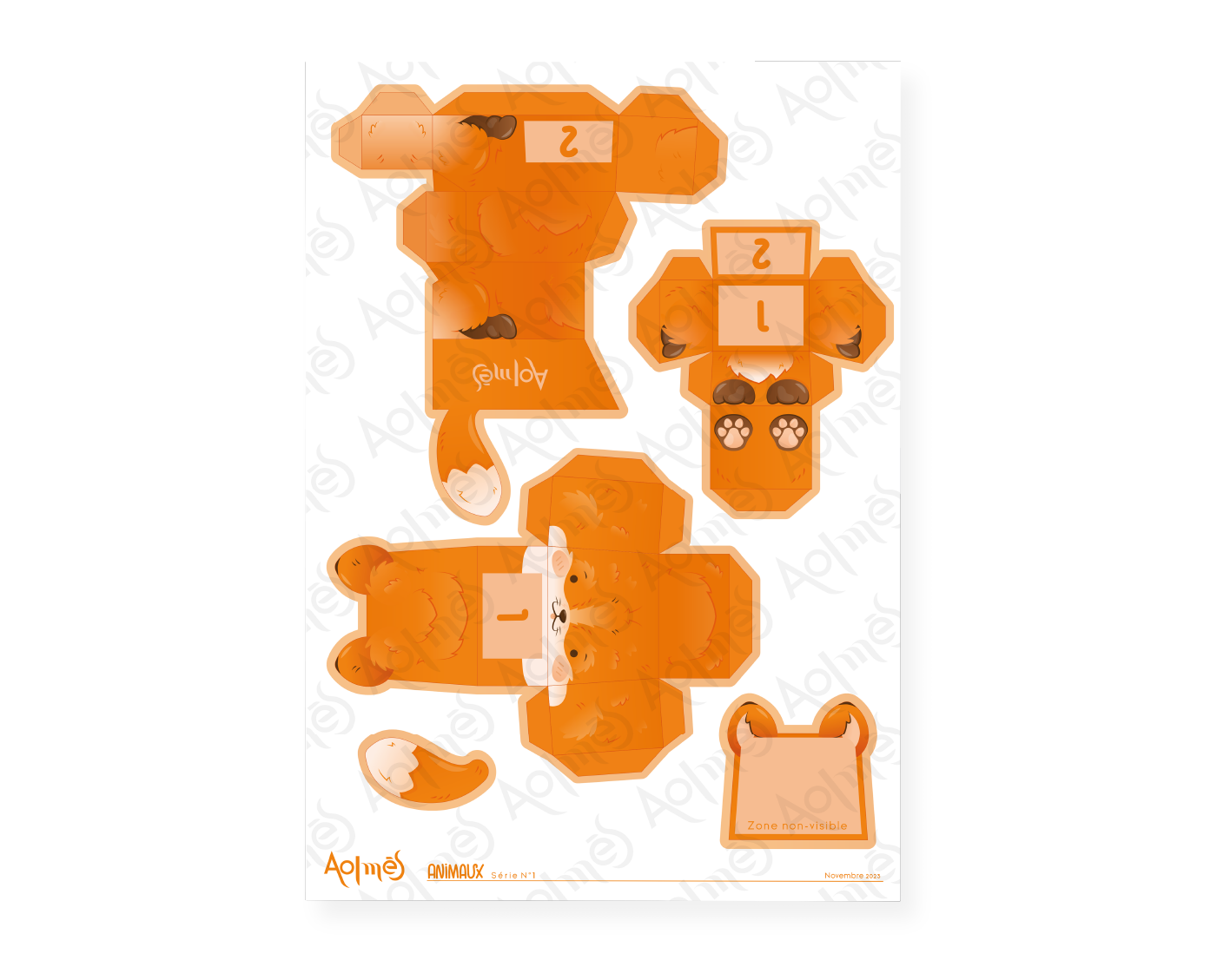 Aolmès Animaux Renard Edgar 5