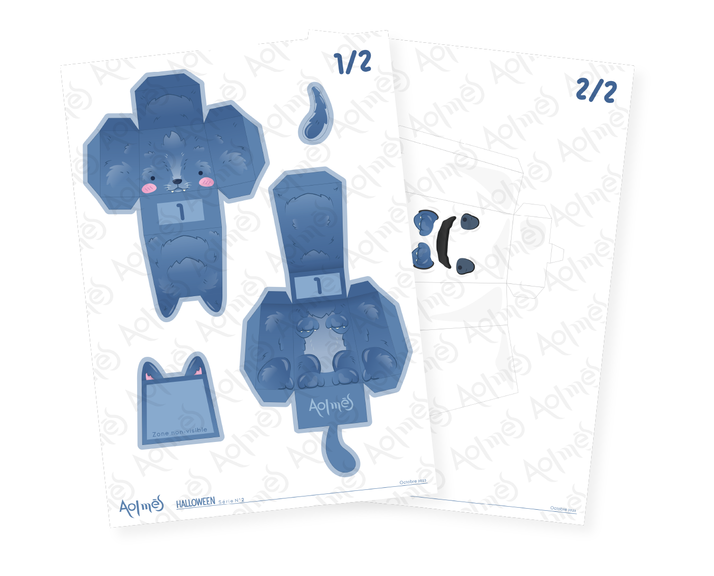 Aolmès Halloween 2023 Loup Malou 5