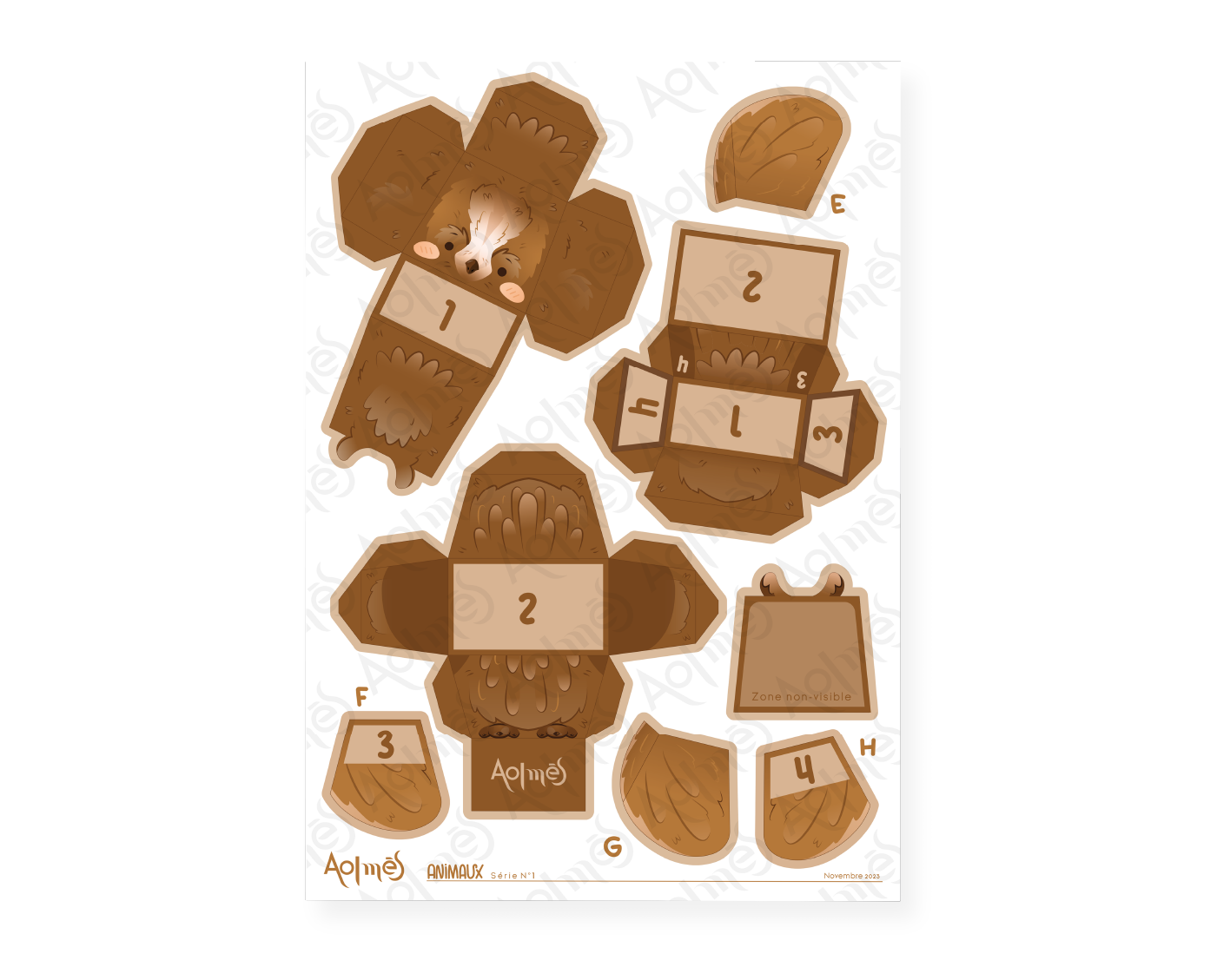 Aolmès Animaux Hibou Ryou 5