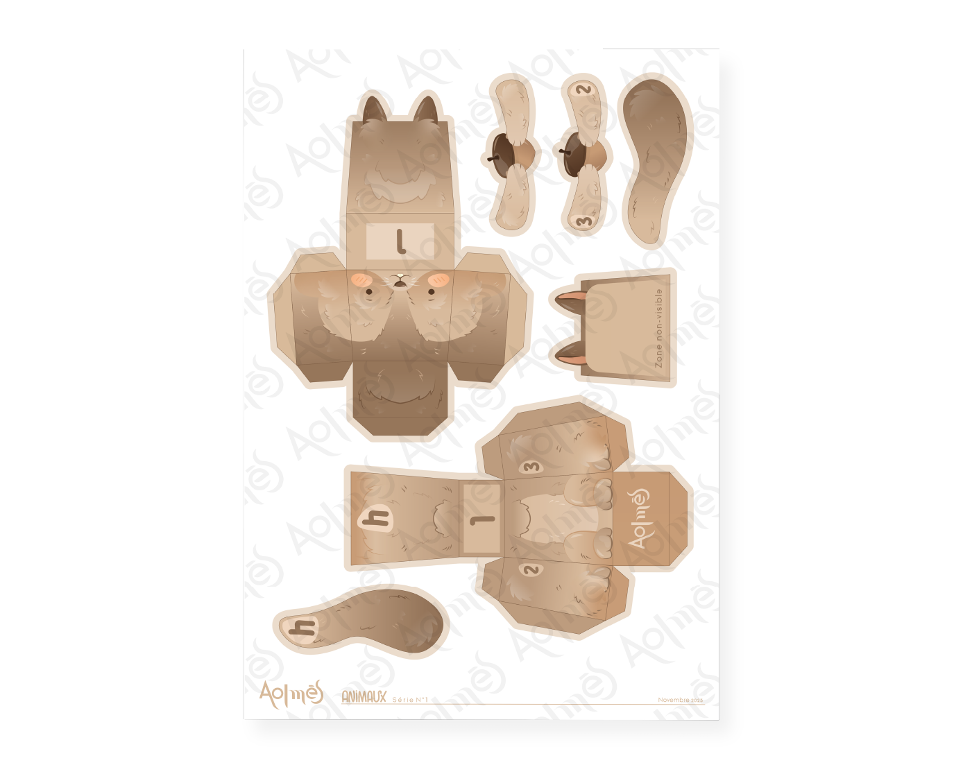 Aolmès Animaux Écureuil Sireuil 5