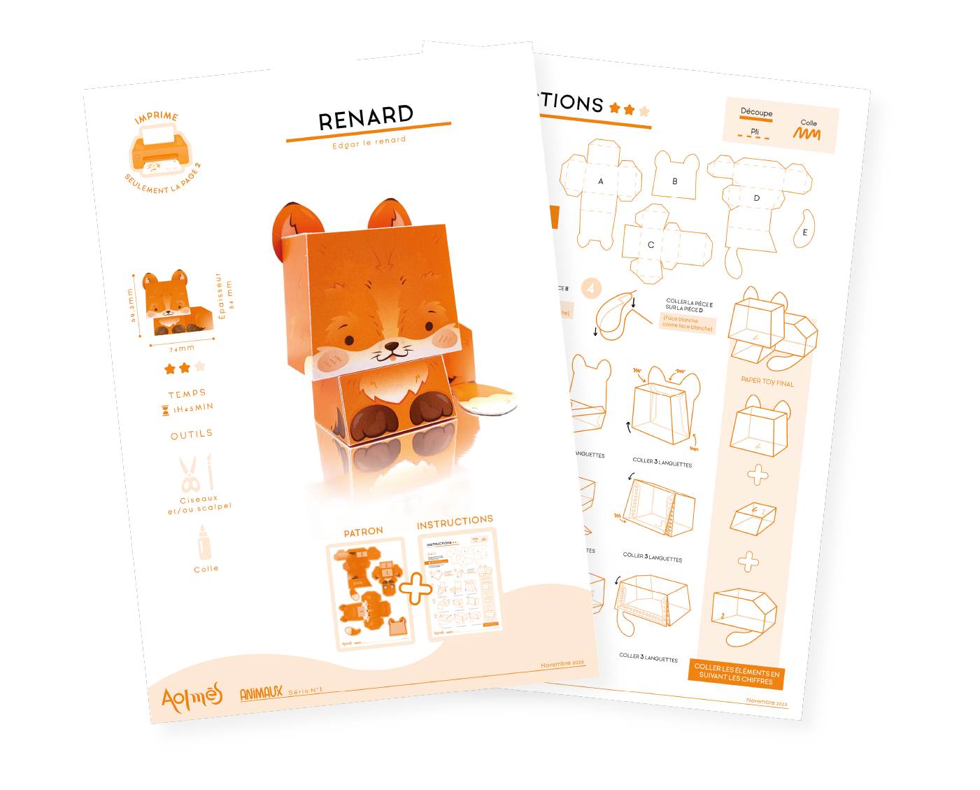 Aolmès Animaux Renard Edgar 6