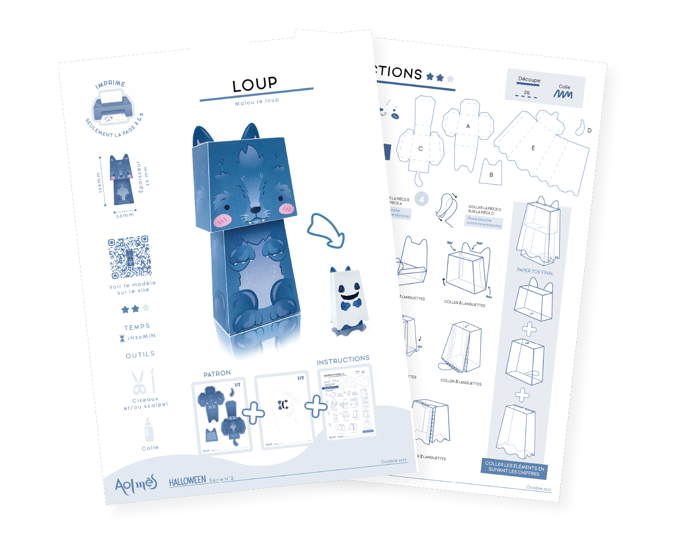 Aolmès Halloween 2023 Loup Malou 6