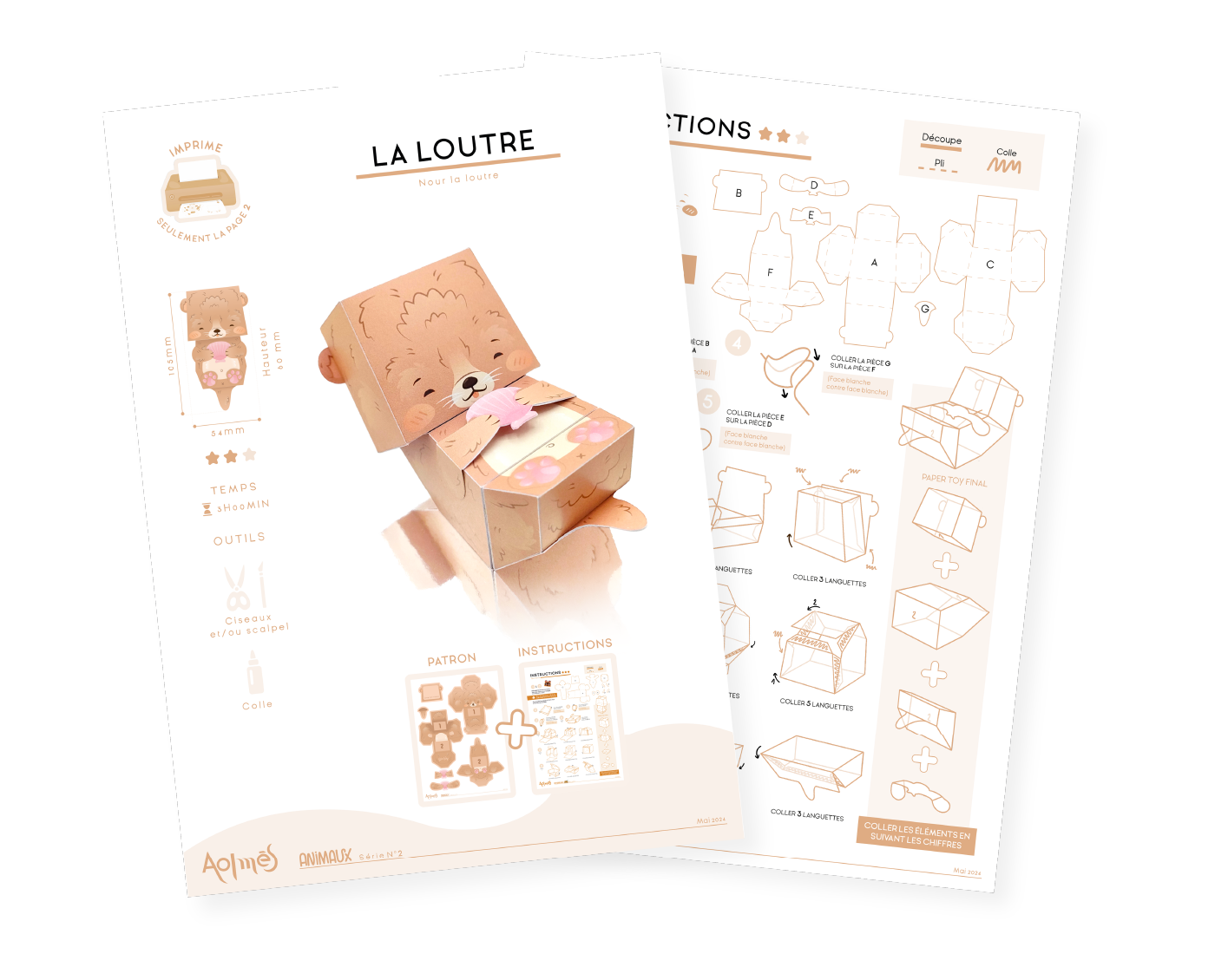 Aolmès Animaux 2024 Loutre Nour 6