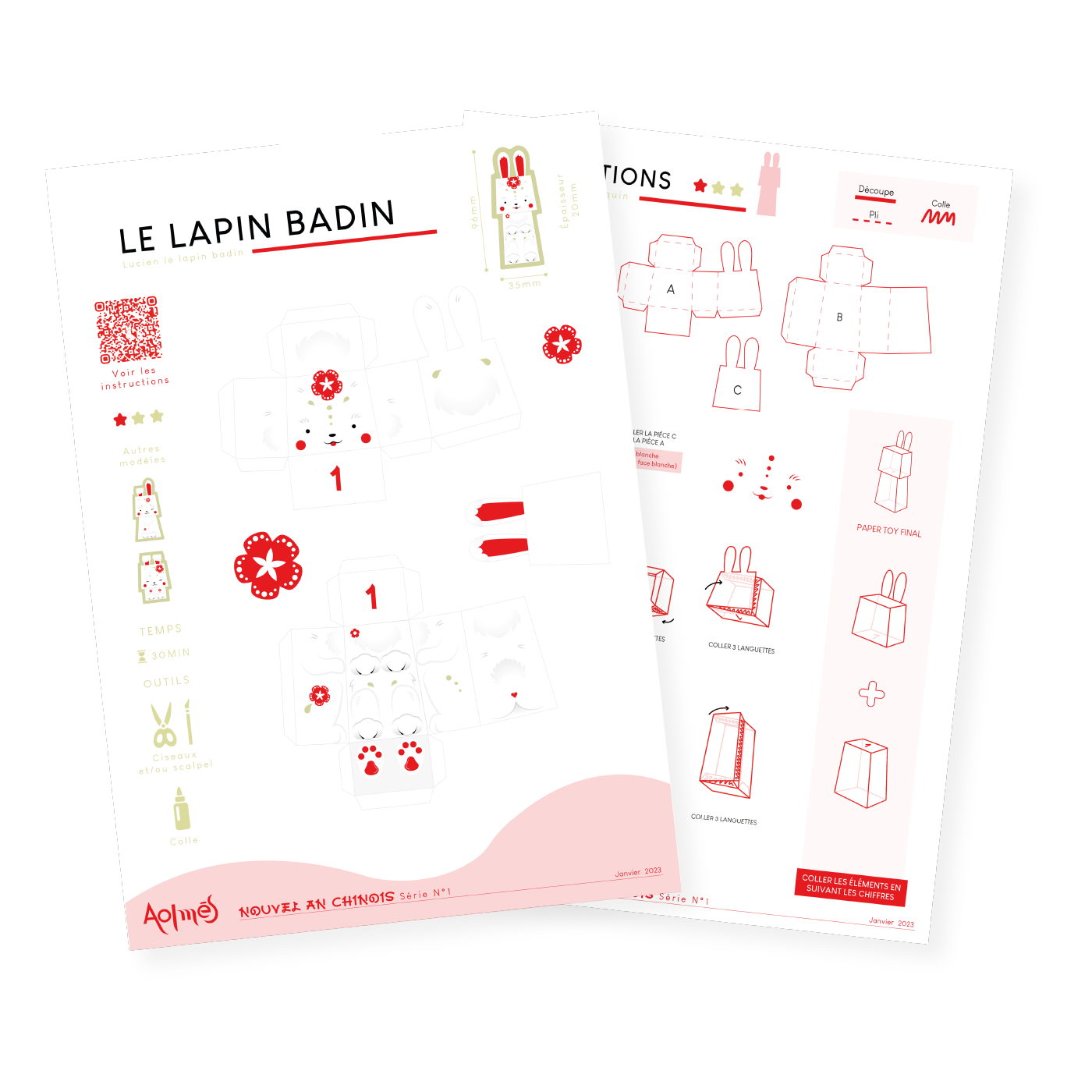 Aolmès Nouvel an 2023 Lapin Lucien 3