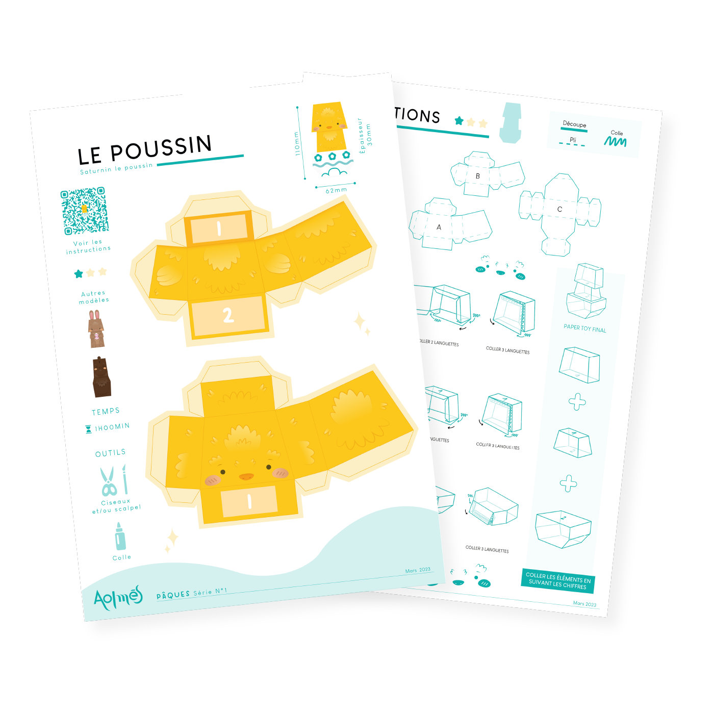 Aolmès Pâques 2023 Poussin Saturnin 4