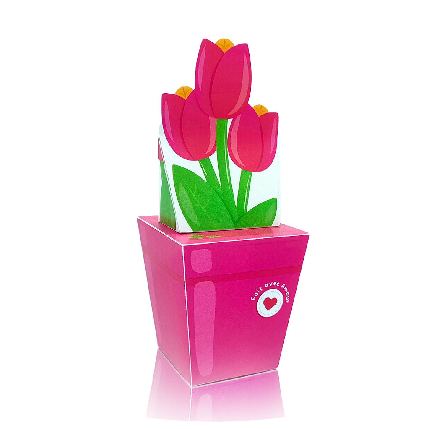 Aolmès Fêtes 2023 Tulipes roses 1