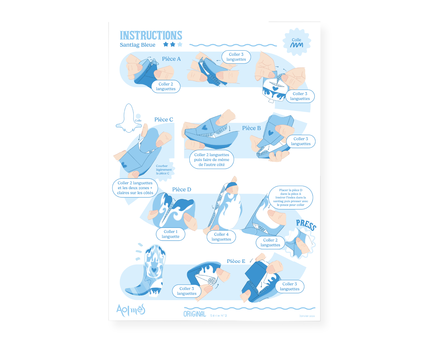 Aolmès Original 2025 Santiag Bleue 6